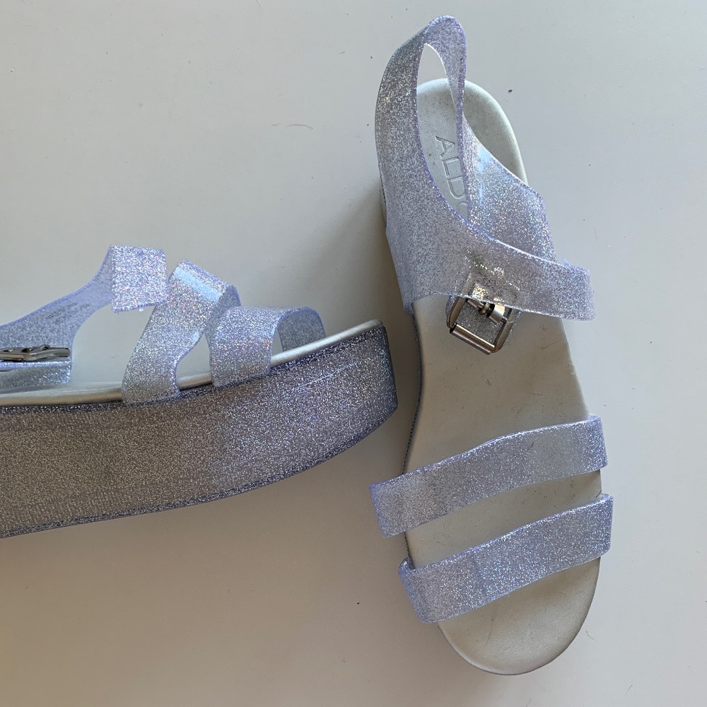 10 • Sparkly Platform Sandals